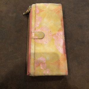 Multicolor hobo wallet